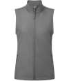 PR816 Premier Ladies Windchecker® Recycled Printable Soft Shell Gilet Dark Grey colour image
